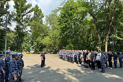 Столичные росгвардейцы провели совместную противопожарную тренировку с МЧС